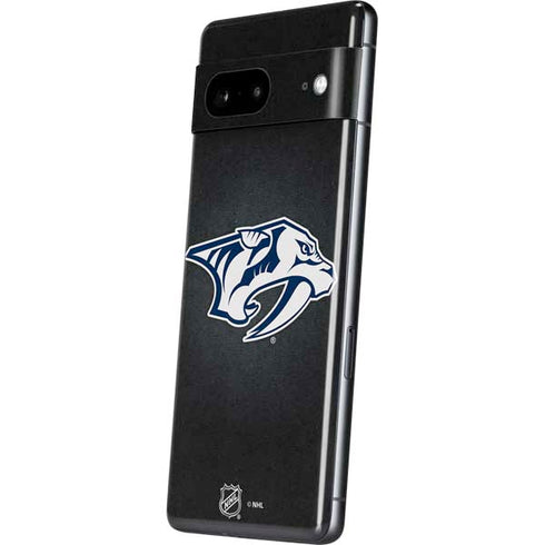NHL Nashville Predators Black Background Pixel Skins